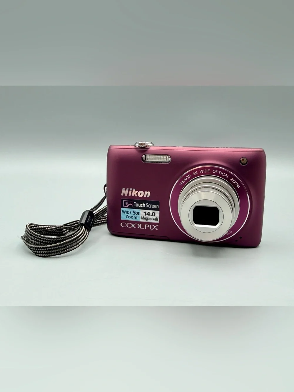 Nikon Coolpix S4100 14.0MP Digital Camera Bundle Plum w/Charger + Battery EUC